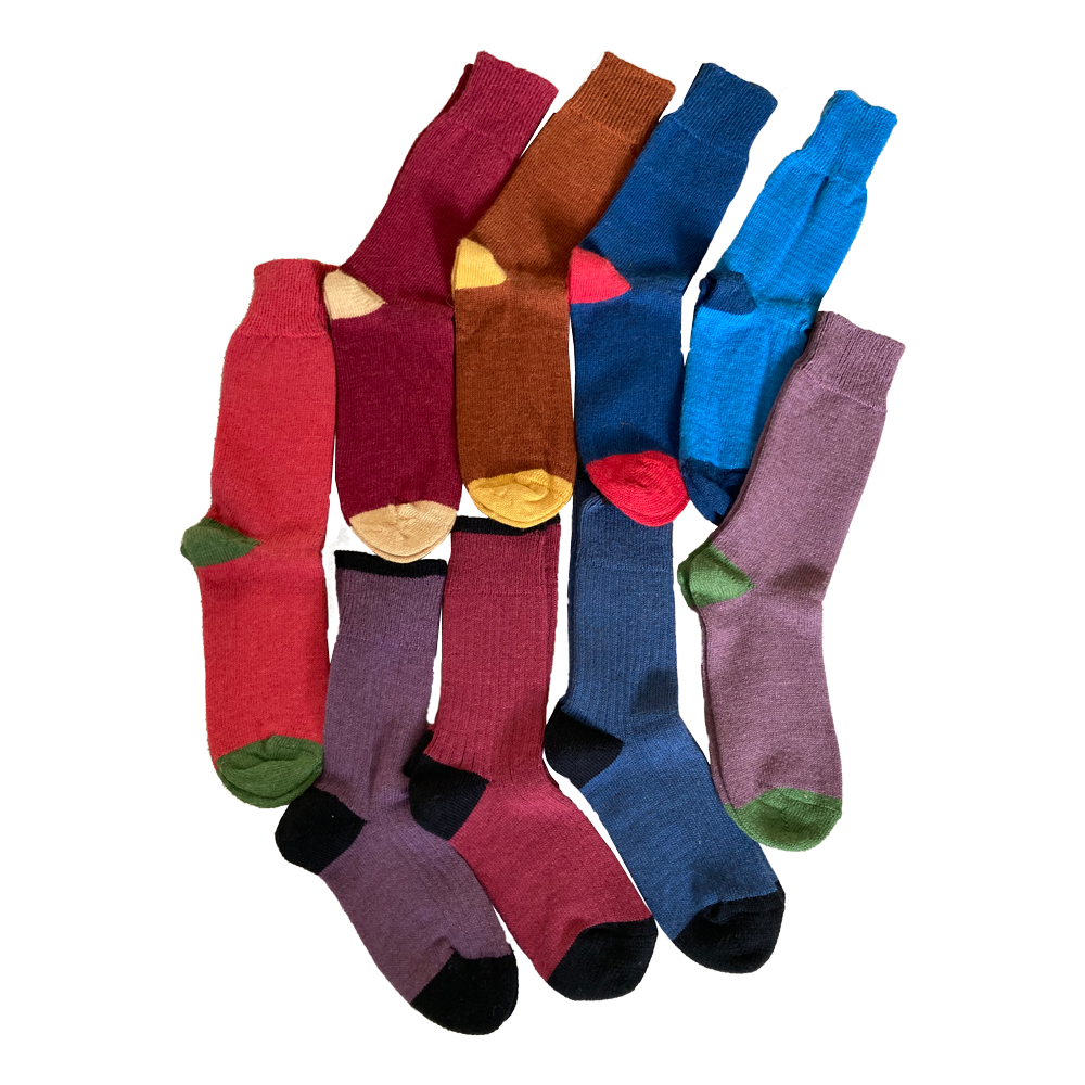 Contrast Colourful Socks 2022